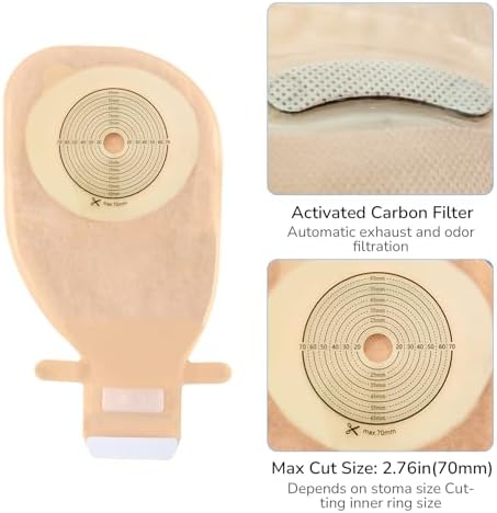 Soft Non Woven Fabric Lining On Jointown Colostomy Bag For Skin Comfort