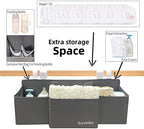 Surebaby nursery diaper stacker showing interior compartments