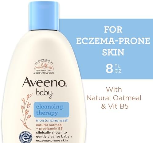 Aveeno Baby oatmeal body wash gentle tear-free formula for infants