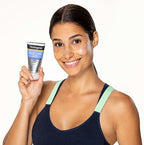 Oil-free face sunscreen for workouts running swimming outdoor sports activities