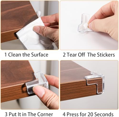 Comparison of T-shape and ball-shape corner protectors for child safety