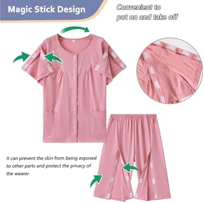 Siomlana medical recovery set showing tear away pants for fracture patients