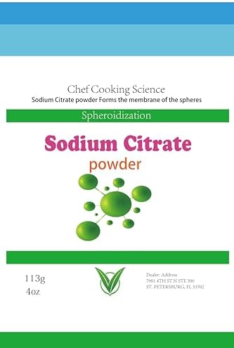 Leimengchef sodium citrate powder packaging size reference