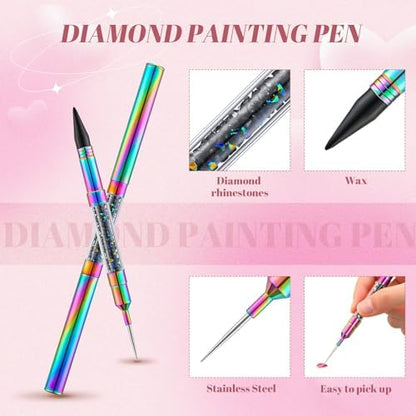 Tatuo rhinestone applicator tool highlighting the self adhesive wax tip functionality