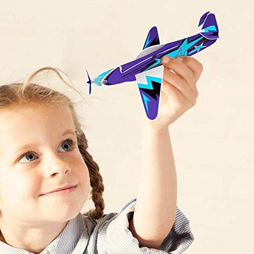 Joygogo bulk party favor pack with thirty-two individually wrapped airplane toys perfect for school classroom gifts.