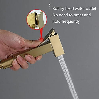 Lxysttp wall mounted bidet sprayer kit with flexible hose and bracket