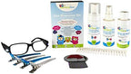 Professional lice removal tools including sectioning clips and LED magnifying glass