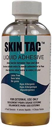 Torbot Skintac Liquid Adhesive Barrier showing the applicator cap and clear liquid