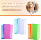Durable grooming brush for removing flea eggs and nits from hair.
