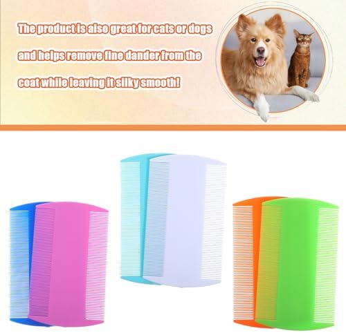Durable grooming brush for removing flea eggs and nits from hair.