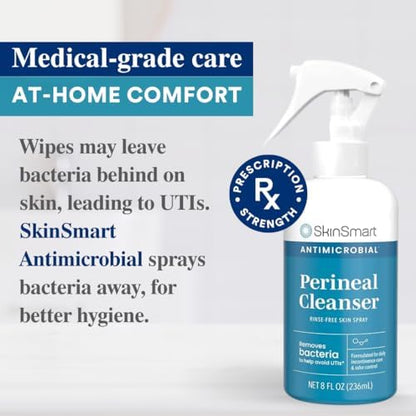 SkinSmart Antimicrobial authentic USA imported personal cleansing solution packaging