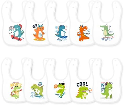 Benoxine baby bibs waterproof backing view