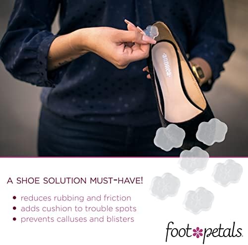 Adhesive backed technogel shoe inserts for targeted foot pain relief