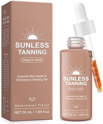 Renhe Ingenuity tanning drops bottle with watermelon flavor