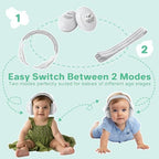 Adjustable elastic headband detail for baby noise protection muffs