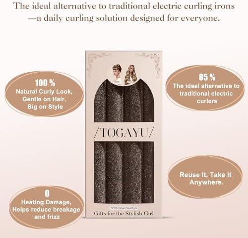 Demonstration of the flexible velvet rods being bent into shape for effortless overnight waves