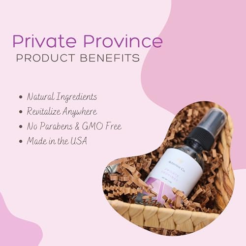 Natural feminine hygiene spray for odor protection and daily freshness.