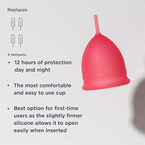 USA imported Saalt menstrual cup BPA free and latex free packaging