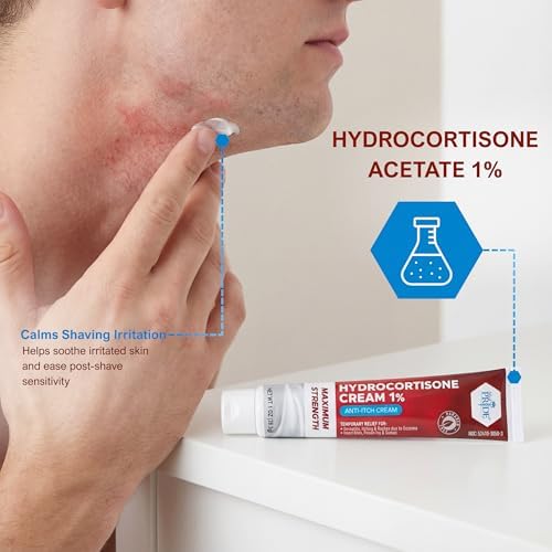 Maximum strength hydrocortisone cream for insect bites and dermatitis.