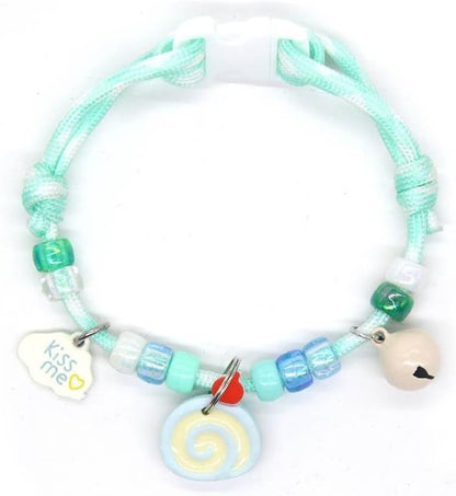 Pet Necklace Basic Collars,Neck Chain Braided Adjustable Cat Puppy Collar with Bells for Costume Accessories(Style 1) - Image 9