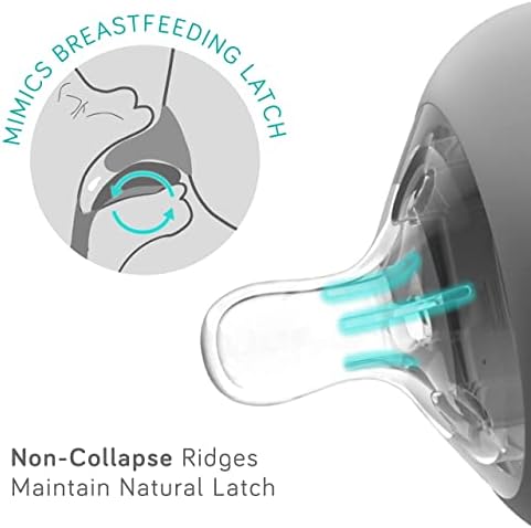 Nanobebe triple vented silicone replacement nipples inside their premium protective packaging