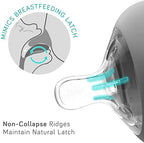 Nanobebe triple vented silicone replacement nipples inside their premium protective packaging