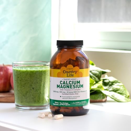 Authentic USA imported Country Life dietary supplement showing certified gluten free and kosher certifications