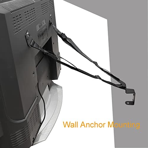 Close-up view of the all-metal buckle and triple-stitched nylon strap assembly for baby proofing protection.