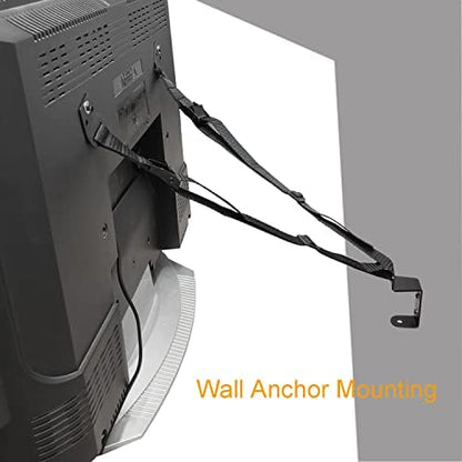 Close-up view of the all-metal buckle and triple-stitched nylon strap assembly for baby proofing protection.