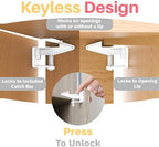 Inaya baby proofing latches for cabinet doors and drawers