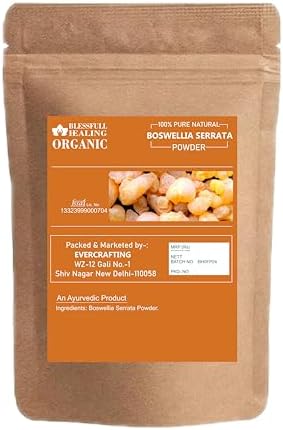 Pure Indian Frankincense resin powder by Blessfull Healing for natural anti-inflammatory benefits.