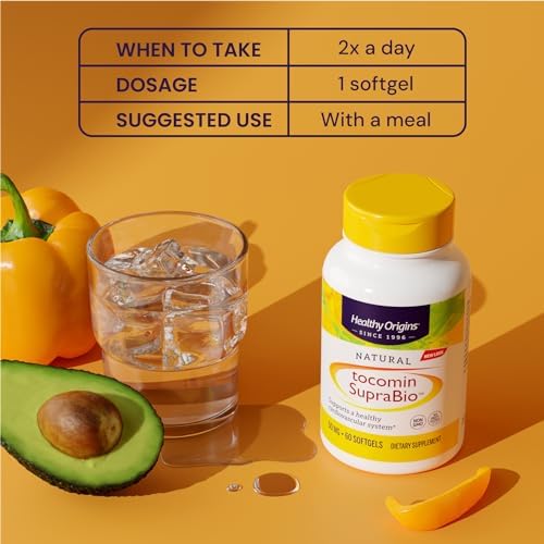 Healthy Origins Tocomin SupraBio packaging angle view