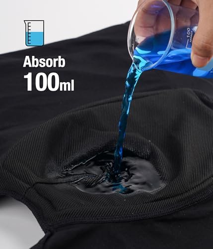 Side profile of Yeswel men's heavy flow bladder leak briefs