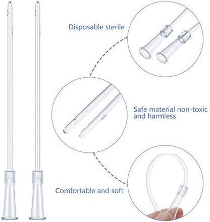 Pack of 30 individually sealed Nuanchu replacement colon tubes for hygiene.