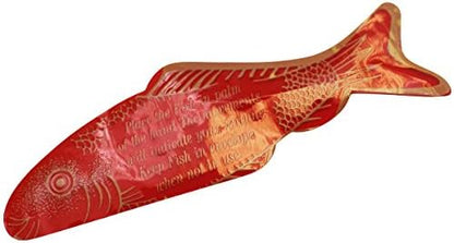 Individually wrapped red miracle fortune teller fish novelty toys spread out