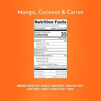 Once Upon a Farm sorghum based organic baby puffs ingredient list details