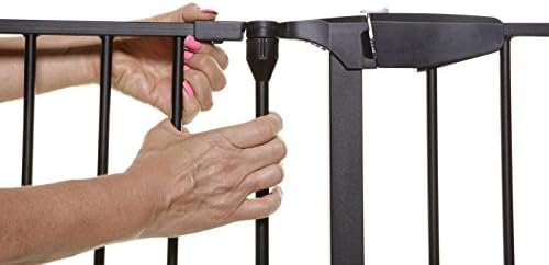 Dreambaby black metal barrier expansion panel