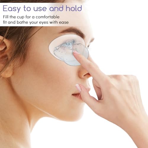 Individual disposable eye care cups for travel and daily hygiene