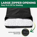 Pawfinity authentic USA imported large pet bed replacement cover displayed flat