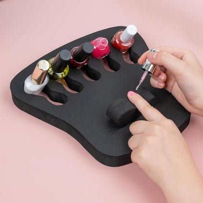 ButterFox workstation demonstrating hand rest for nail painting