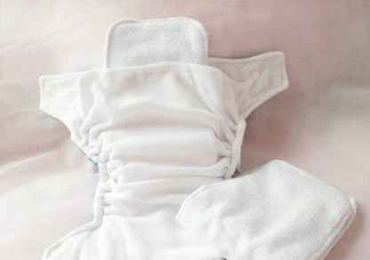 Kawaii Baby reusable microfiber diaper soaker pads stacked