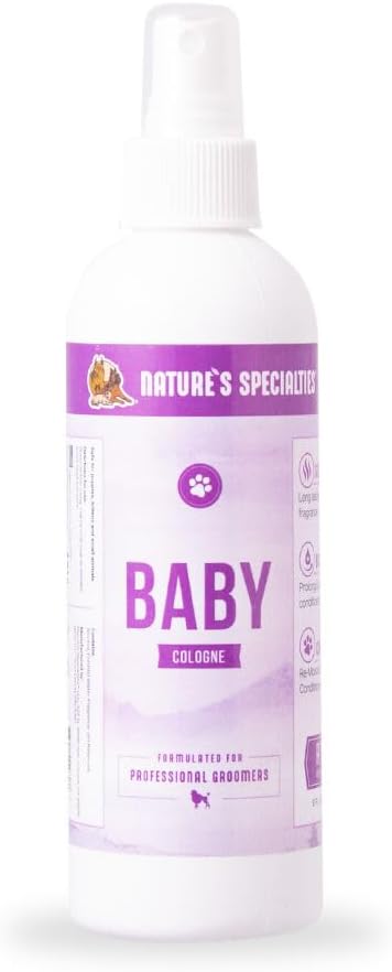 Nature's Specialties eight fluid ounce bottle of premium imported dog cologne