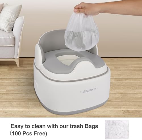 Detachable potty seat and step stool functionality