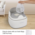 Detachable potty seat and step stool functionality