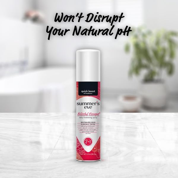 Travel size Summer's Eve Blissful Escape spray for on-the-go feminine care