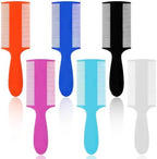 HekouJiub 10 Piece Lice Combs set in five colors for family hair care.