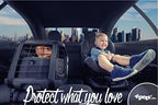 4pets Caree pet car seat carrier box only model highlighting sleek black design