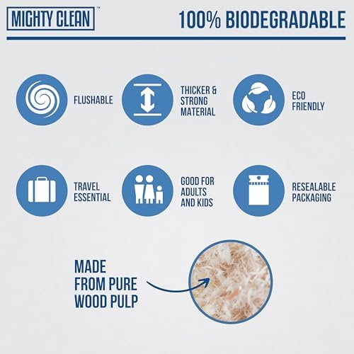 Extra large biodegradable disposable paper commode sheet demonstration for public restrooms