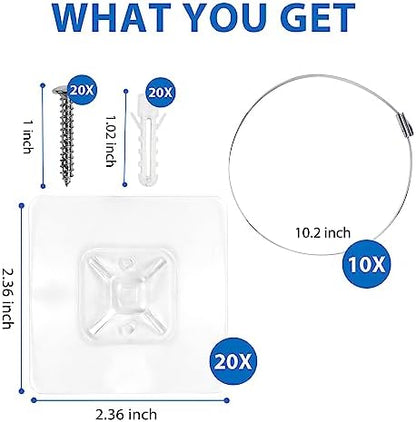 No drill nanotechnology adhesive pad for furniture safety