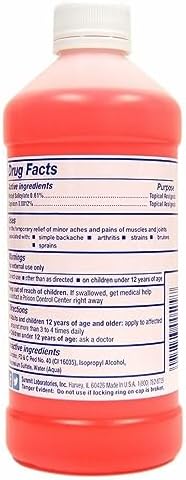 Dr. Fred Summit heat rub bottle showing usage directions